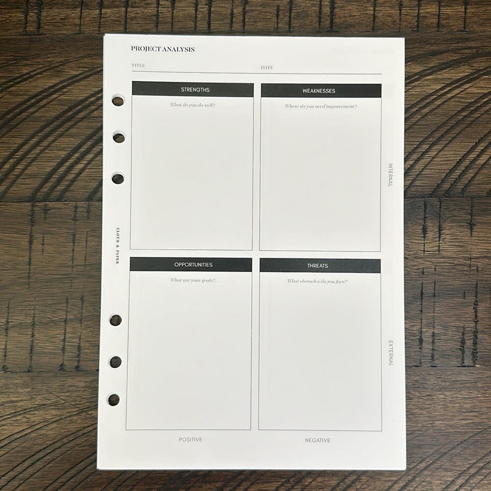 Cloth & Paper Planner